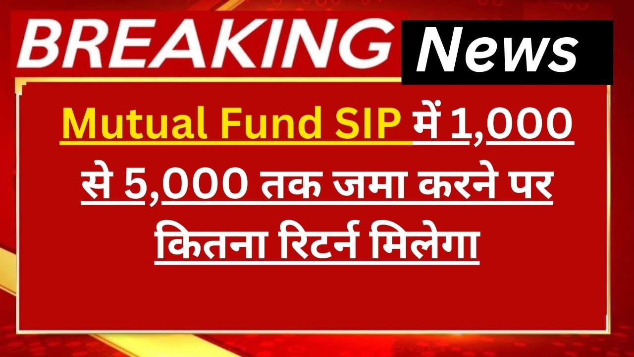 Mutual Fund SIP